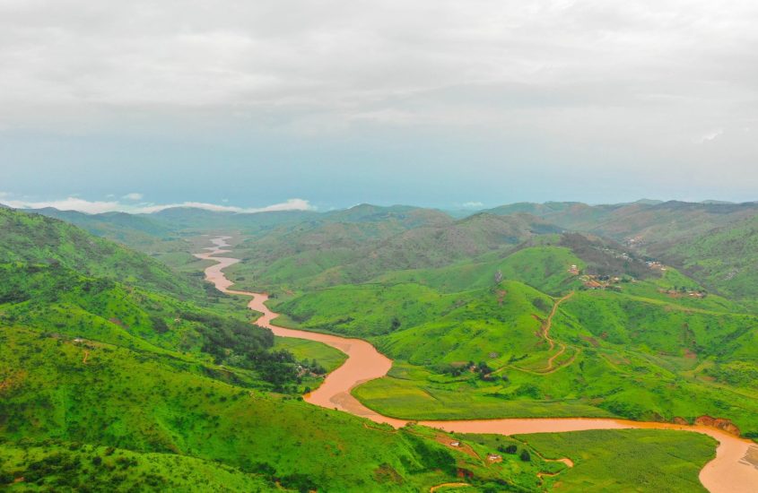 20,000km Donga Watershed tributary of Benue River